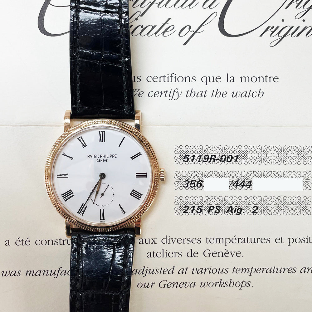 Calatrava 36mm Rose Gold 5119R-001