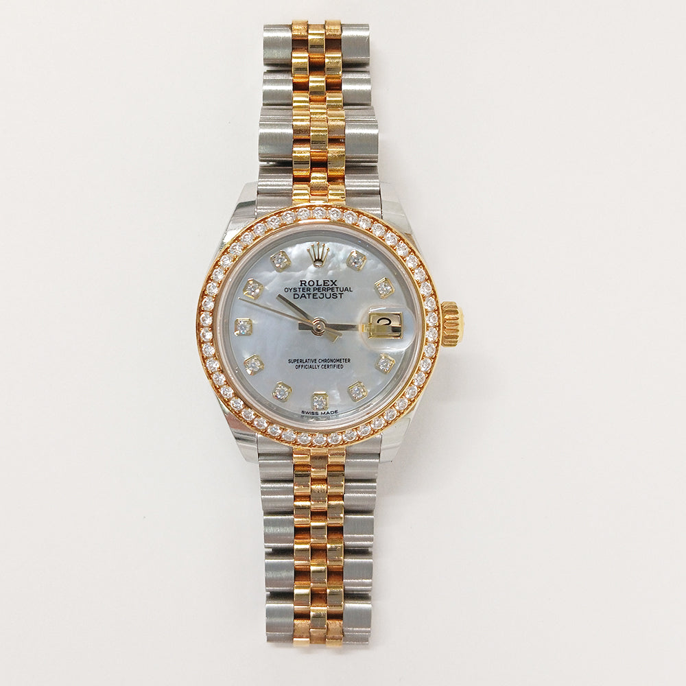 Lady Datejust 28mm Diamond Bezel - Steel and Yellow Gold 279383RBR
