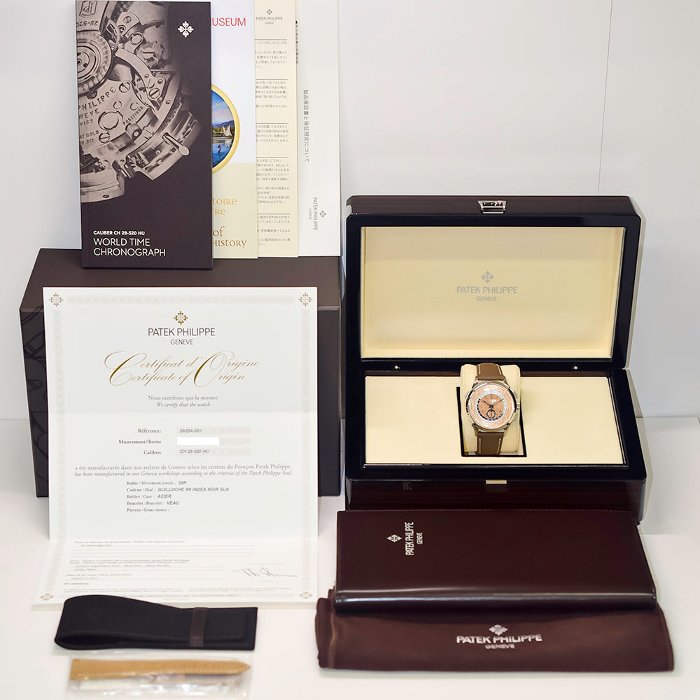 World Time 41mm Flyback Chronograph - Stainless Steel 5935A-001