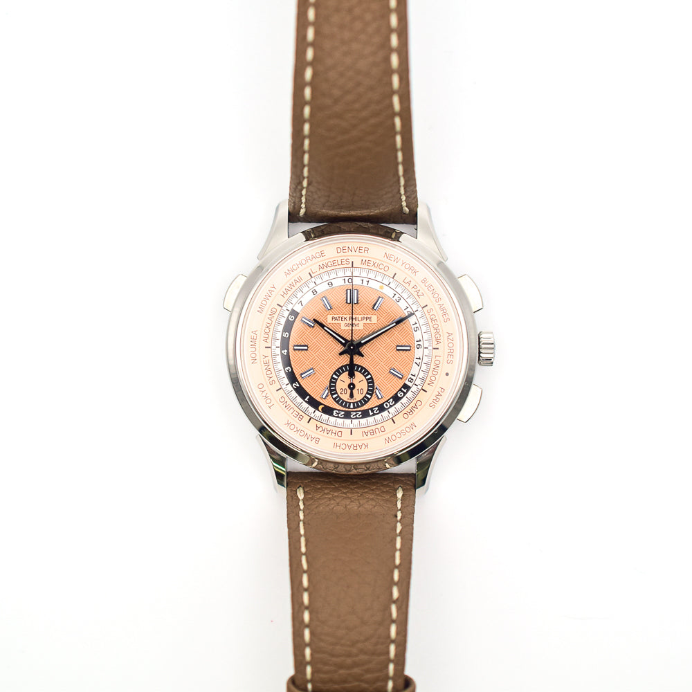 World Time 41mm Flyback Chronograph - Stainless Steel 5935A-001