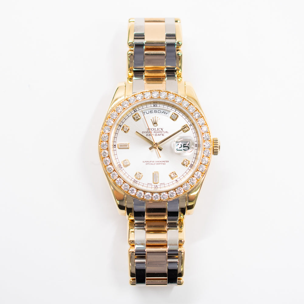 Day-Date Pearlmaster 39mm Diamond Bezel Yellow Gold 18948