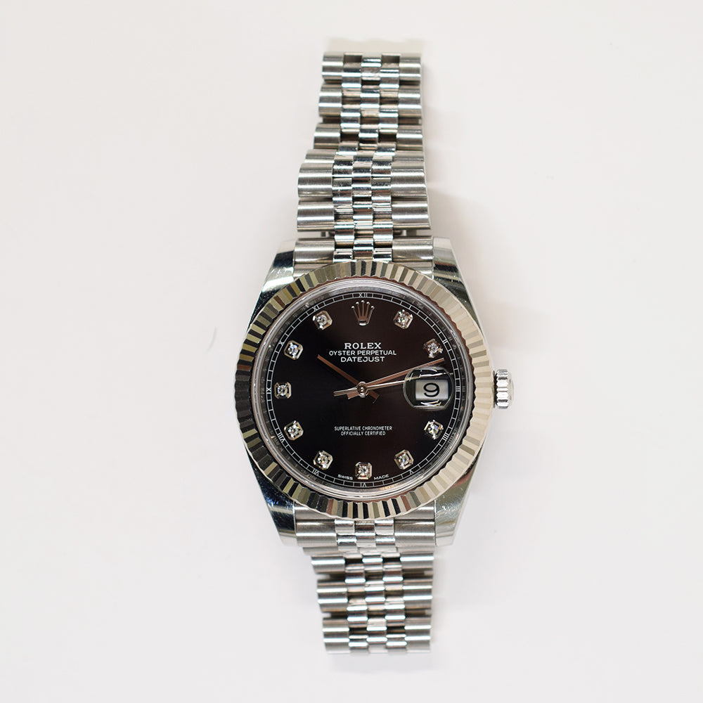 Datejust 41mm Steel and White Gold 126334