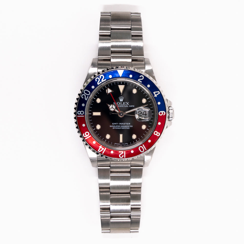 GMT-Master "Pepsi" Aluminum Bezel Stainless Steel 16700