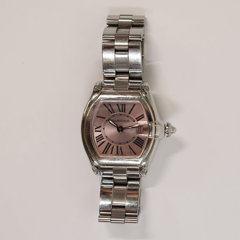 Roadster Ladies pink Dial Stainless Steel Quartz W62017V3