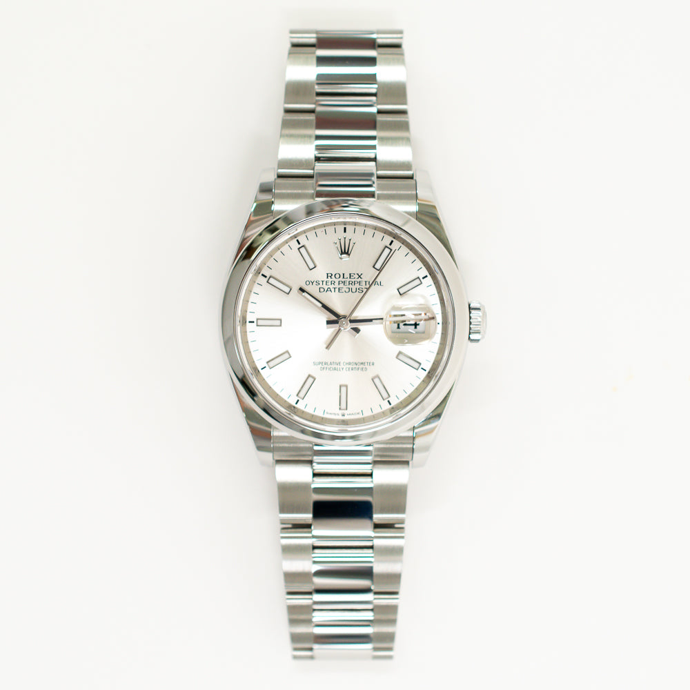Datejust 36mm Domed Bezel Steel 126200