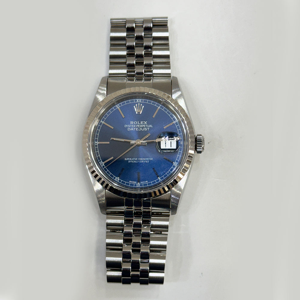 Datejust 36mm Steel and White Gold 16234