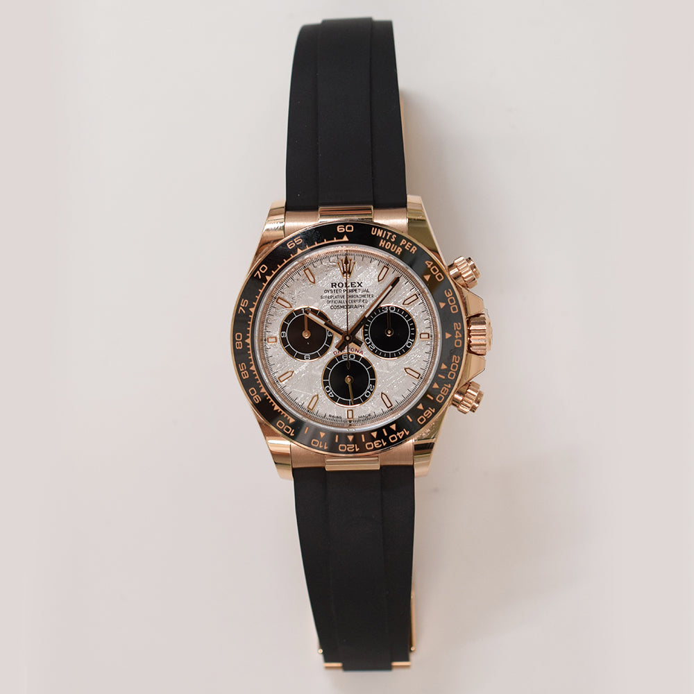 Daytona Rubber Strap Rose Gold 126515LN