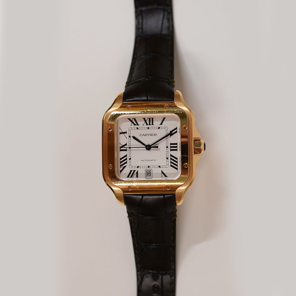Santos de Cartier Rose Gold Self-winding - 47.5mm x 39.8mm WGSA0019