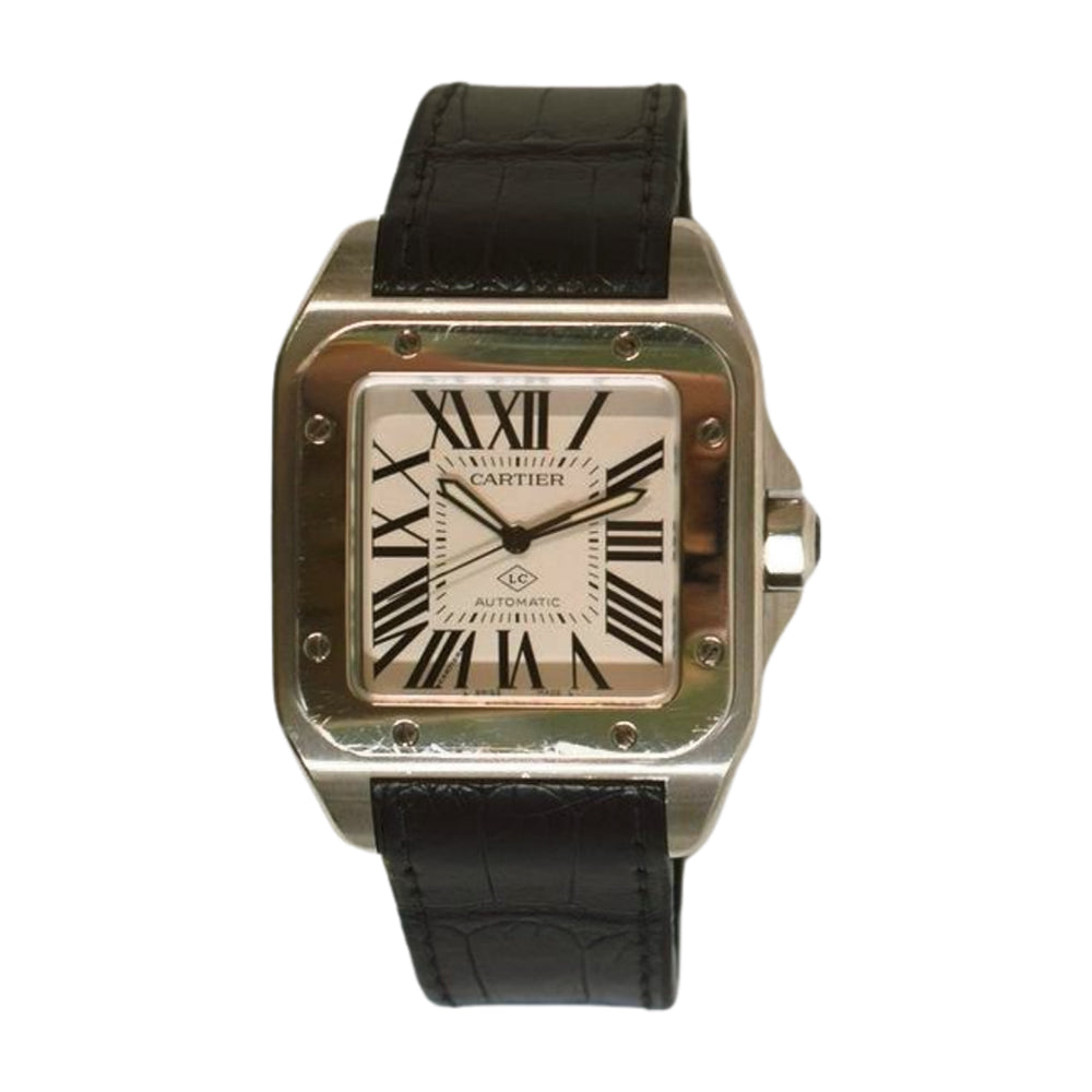 Santos 100 Medium Size Stainless Steel on Strap WSSA0007