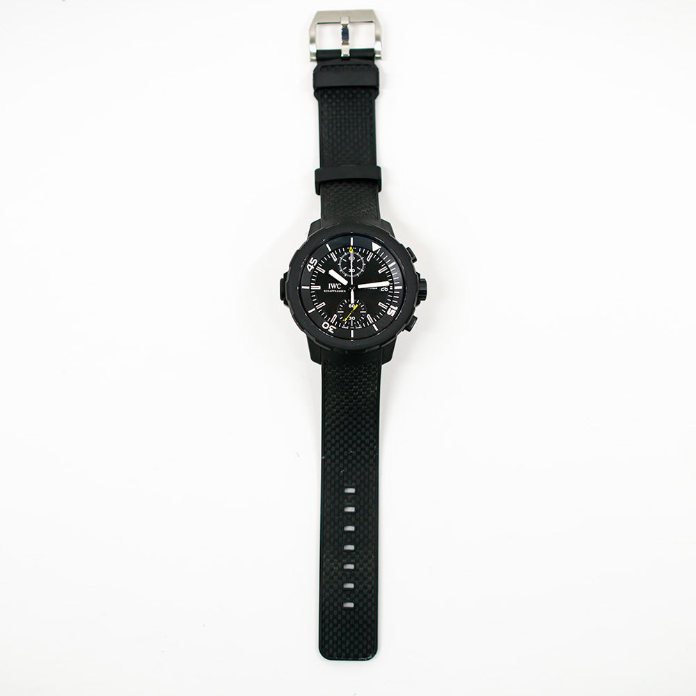 Aquatimer Chronograph 45mm  "Galapagos Islands" Edition Stainless Steel with Vulcanized Rubber Coating Case IW379502