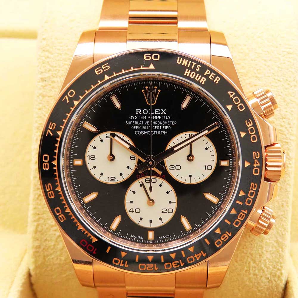 Daytona Rose Gold Black Cerachrom Bezel "Le Mans" 126525LN