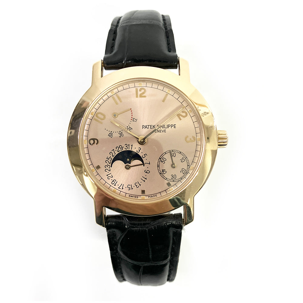 Calatrava Power Reserve Moon Phases 36mm Rose Gold Self Winding 5055R-001