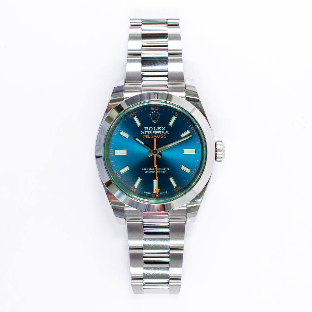 Milgauss Green Crystal 116400GV