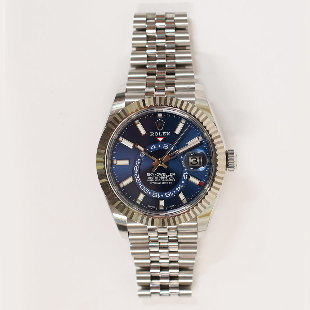 Sky-Dweller Steel and White Gold 326934