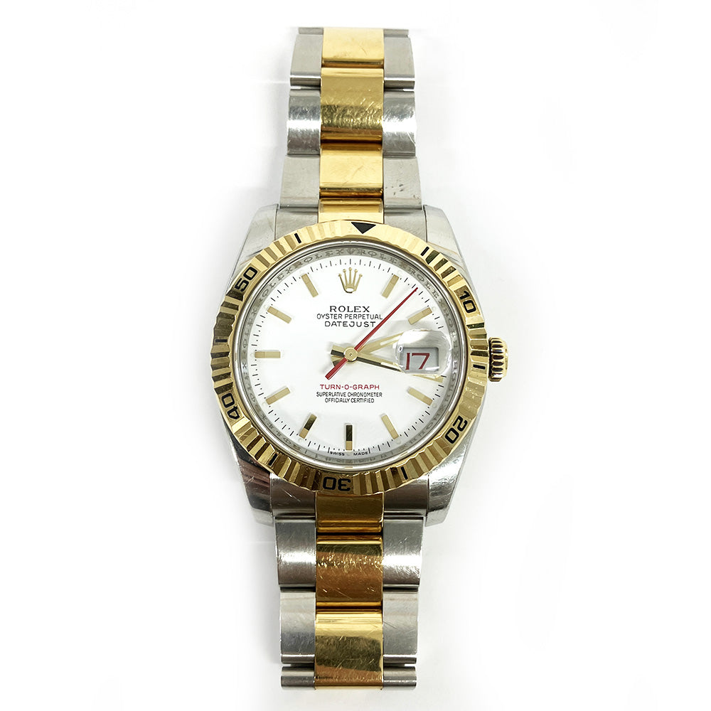 Datejust 36mm Turn-O-Graph Steel and Yellow Gold 116263