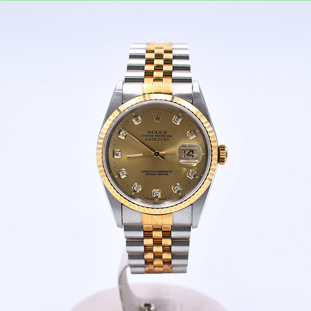 Datejust 36mm Steel and Yellow Gold 16233G