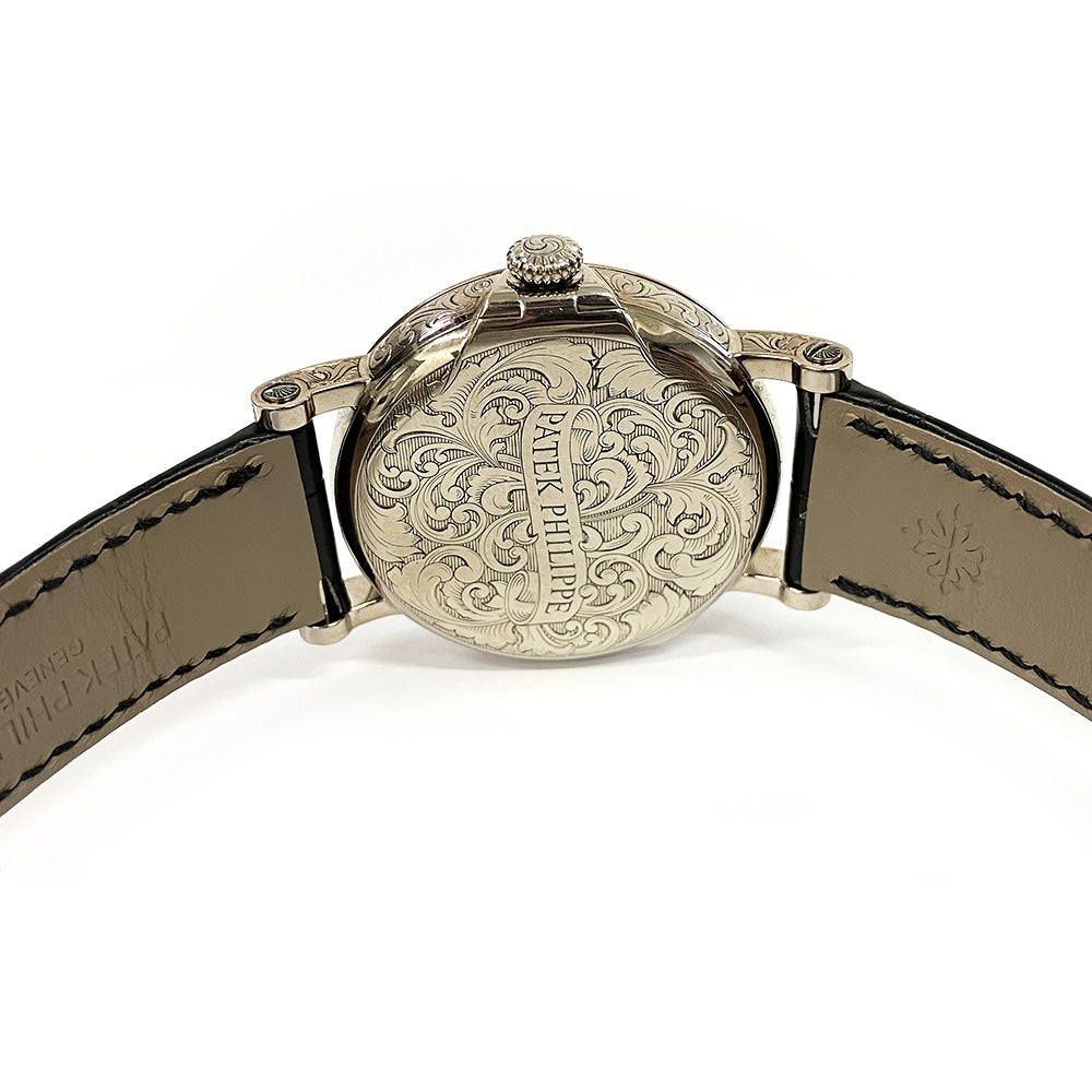 Retrograde Perpetual Calendar, 42mm White Gold Rare Handcrafts Self Winding 5160/500G-001