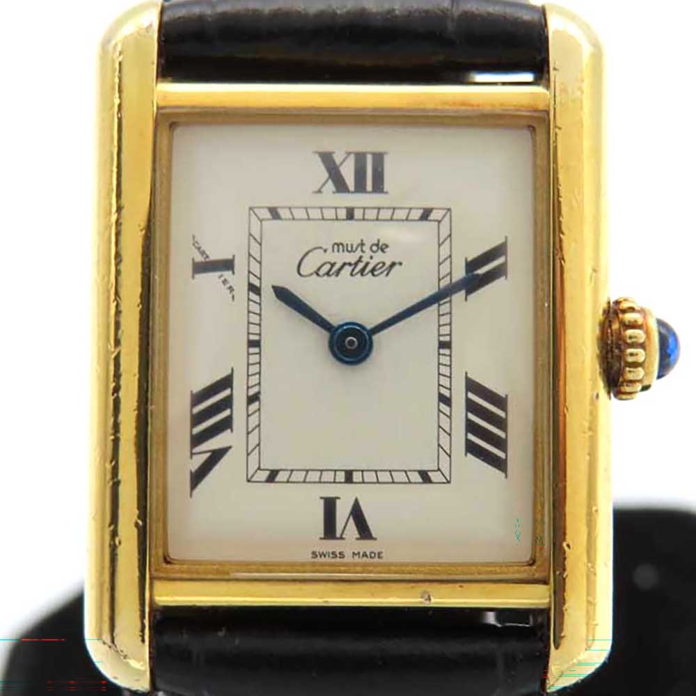 Must de Cartier Tank Velmeil Quartz - 29.5mm x 22mm W1013654