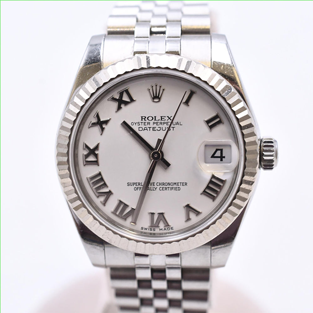 Datejust 36mm Steel and White Gold 178274