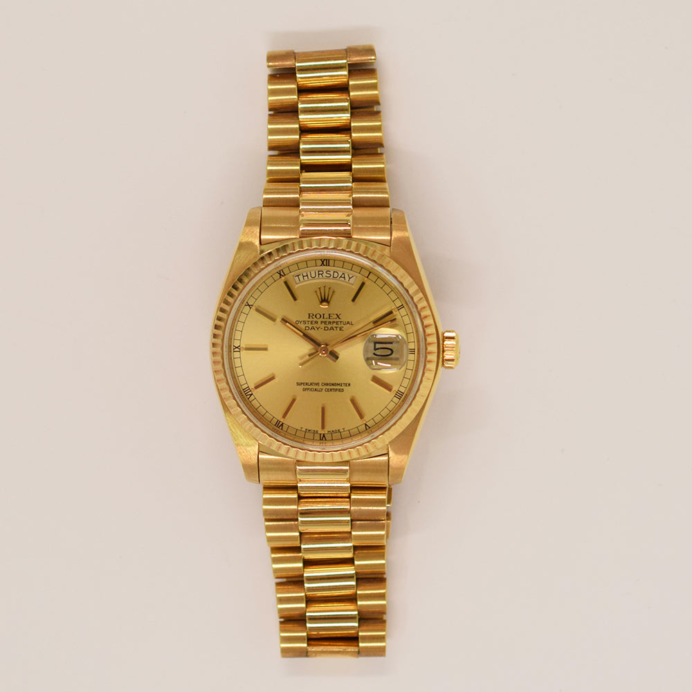 Day-Date President 36mm Yellow Gold 18038