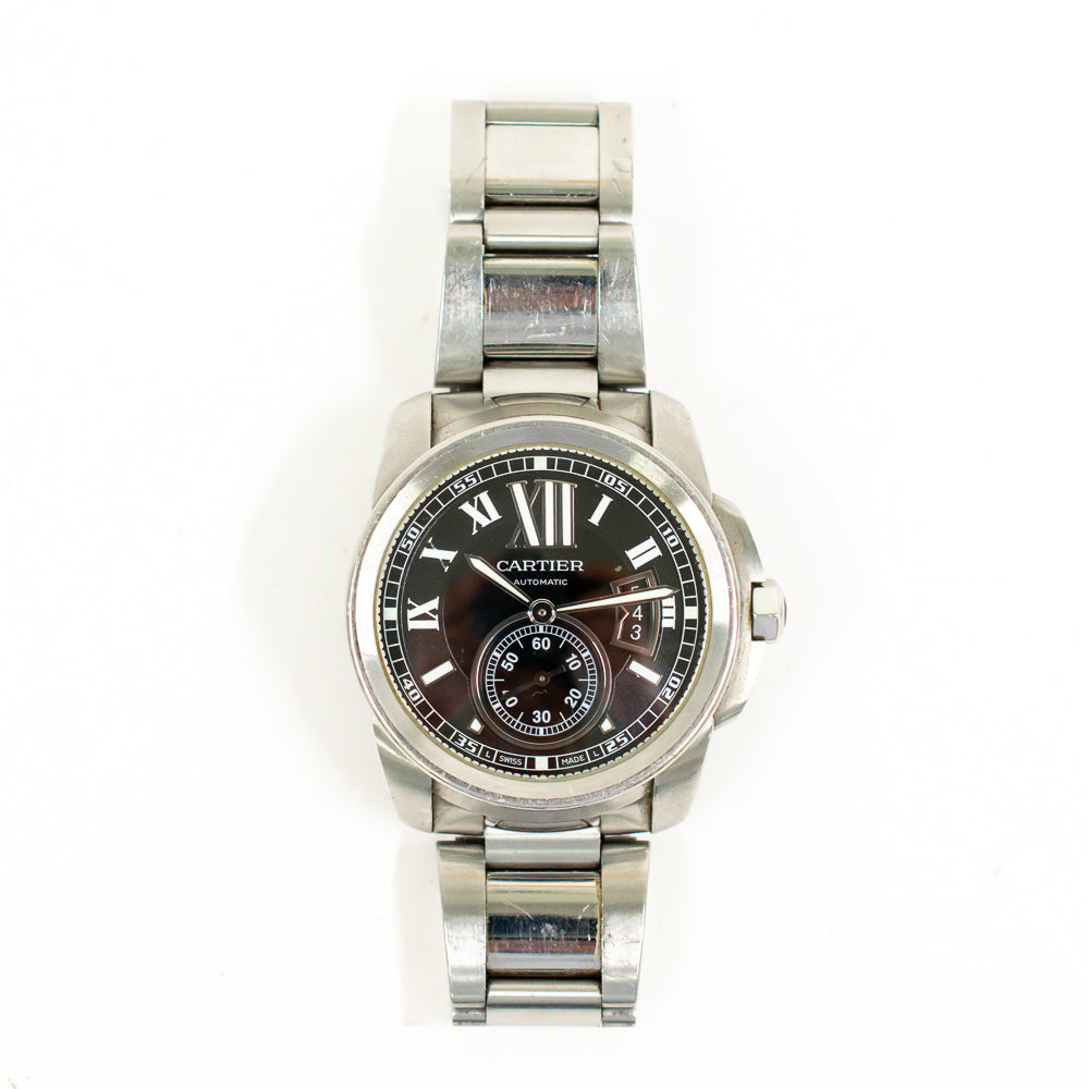 Calibre de Cartier 42mm Steel W7100016