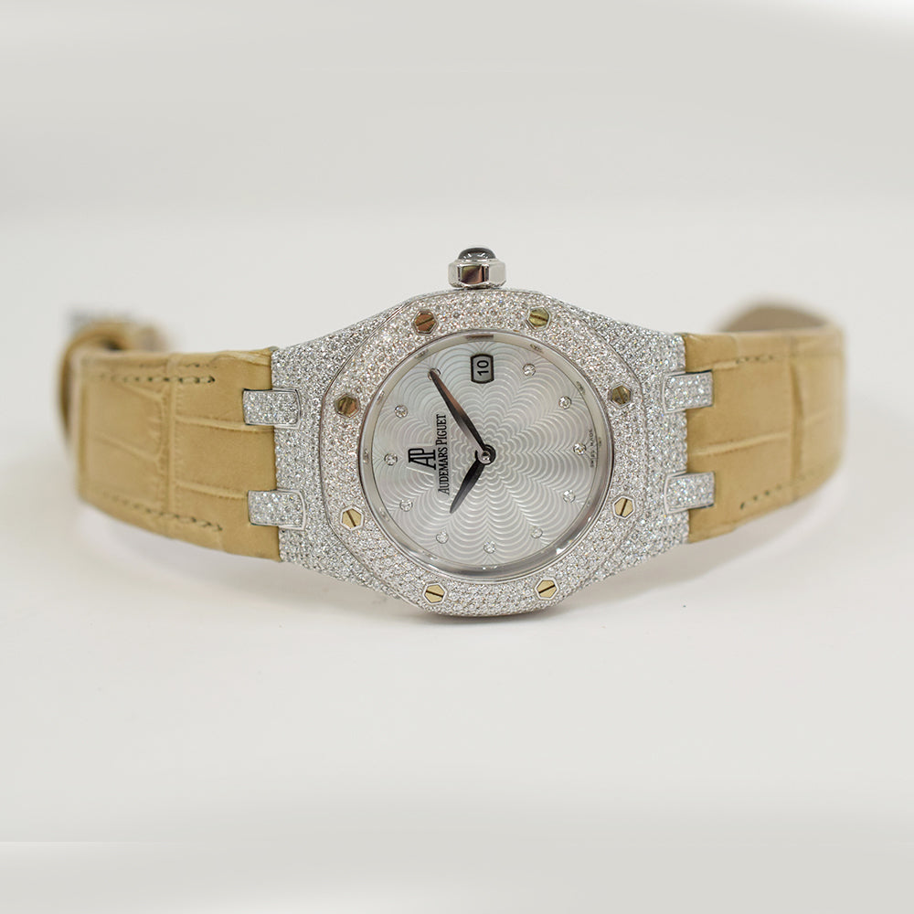 Royal Oak Lady Quartz 33mm White Gold Diamond-set Bezel 67605BC.ZZ.D070SU.01