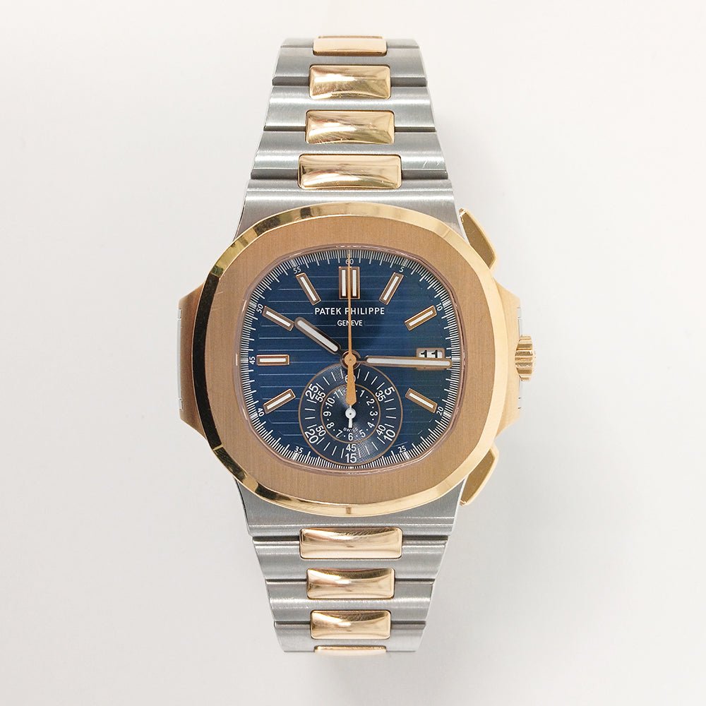 Nautilus Flyback Chronograph 40.5mm Stainless Steel and Rose Gold 5980/1AR-001