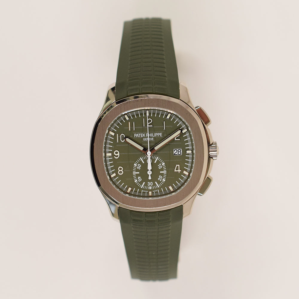 Aquanaut 42.2mm Automatic Flyback Chronograph White Gold 5968G-010