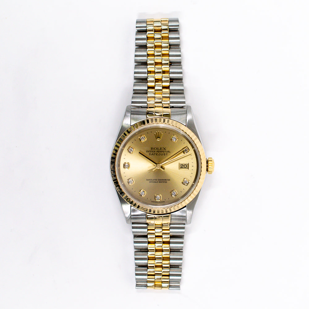 Datejust 36mm Steel and Yellow Gold 16233G