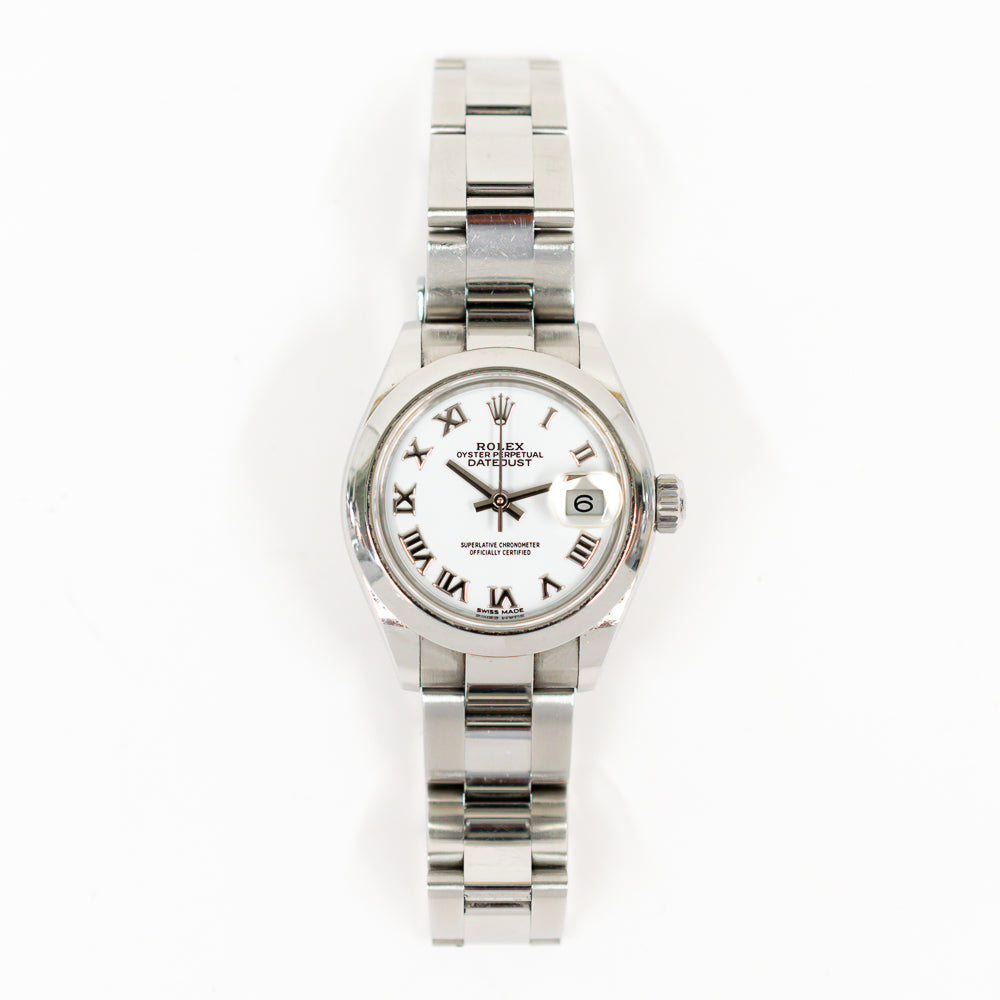 Datejust 28mm Domed Bezel Steel 279160