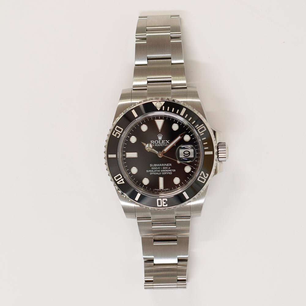 Submariner Date 40mm Black Bezel Steel 116610LN