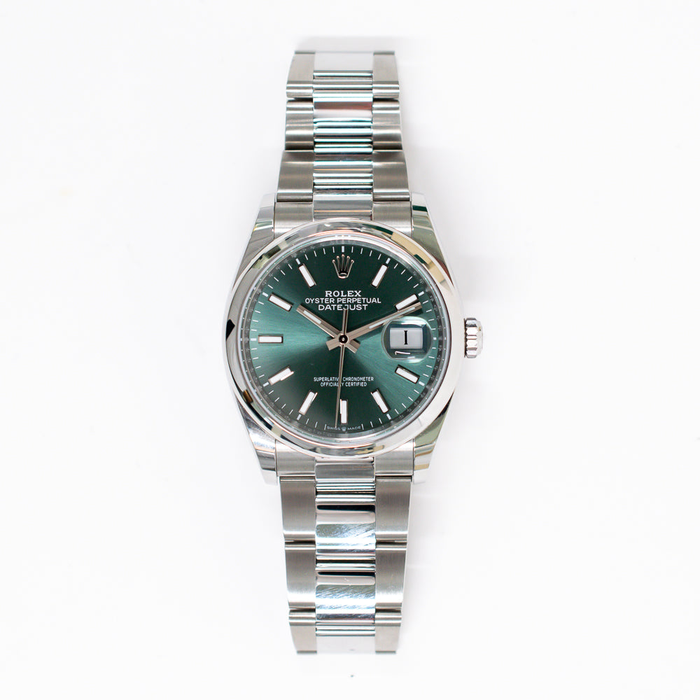 Datejust 36mm Domed Bezel Steel 126200