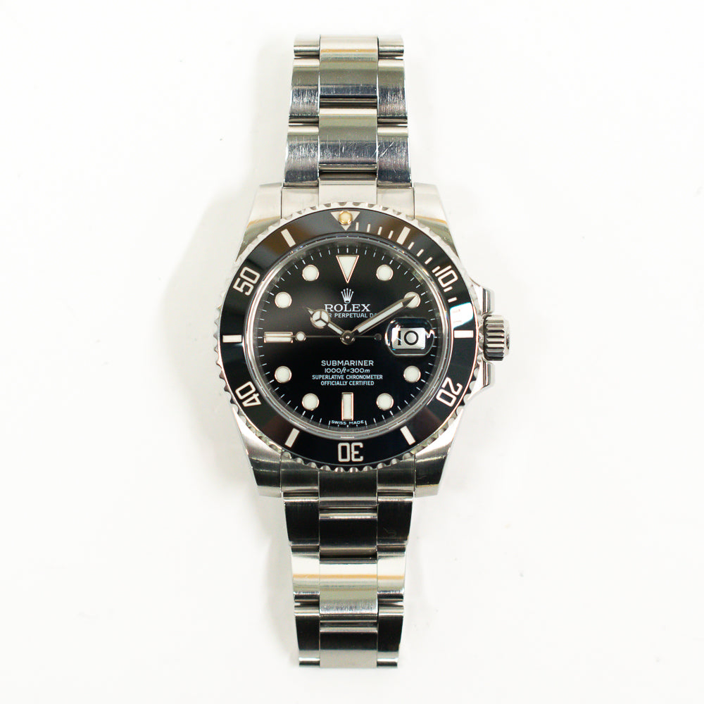 Submariner Date 40mm Black Bezel Steel 116610LN