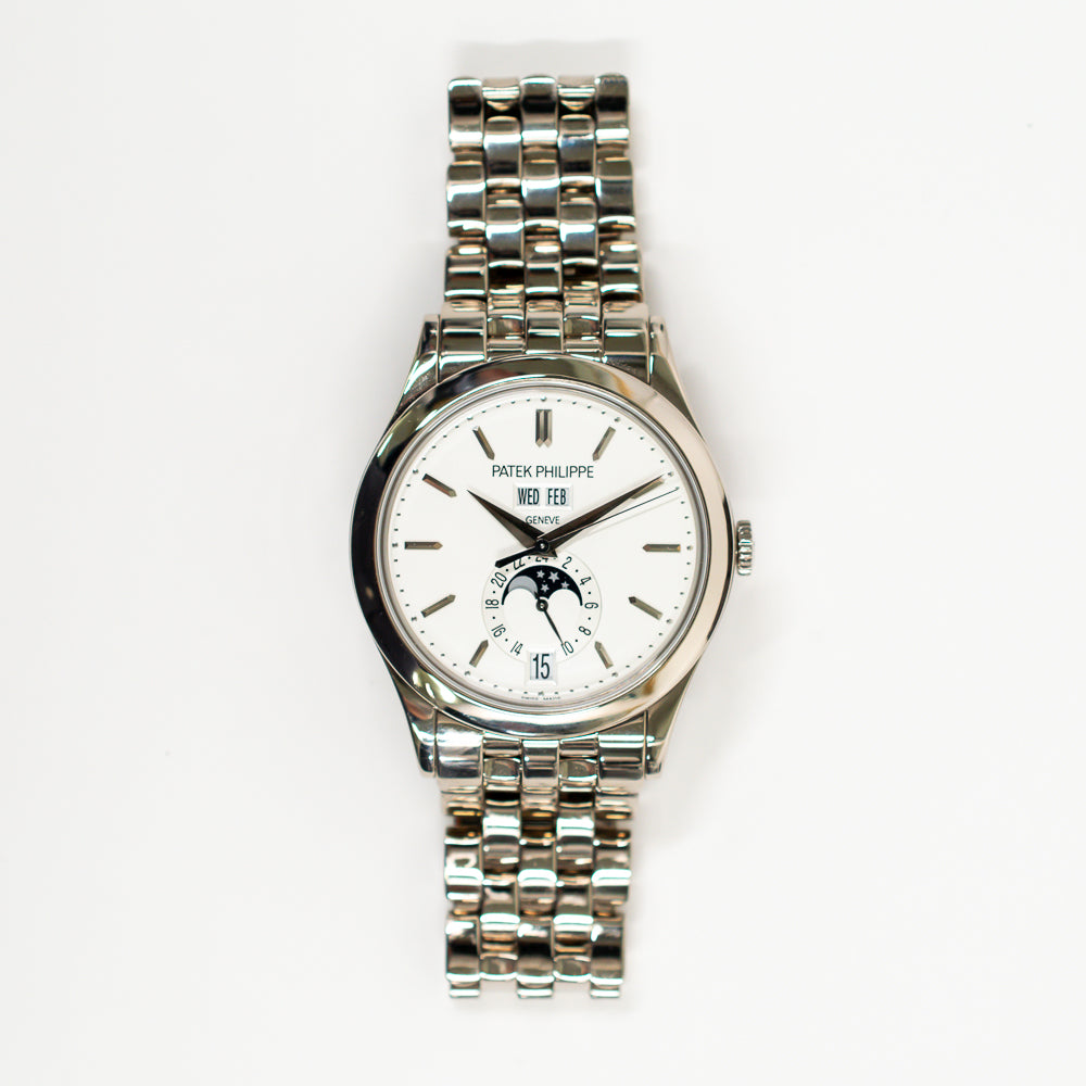 Complications Annual Calendar Moon Phases Day-Date 38.5mm White Gold 5396/1G-010