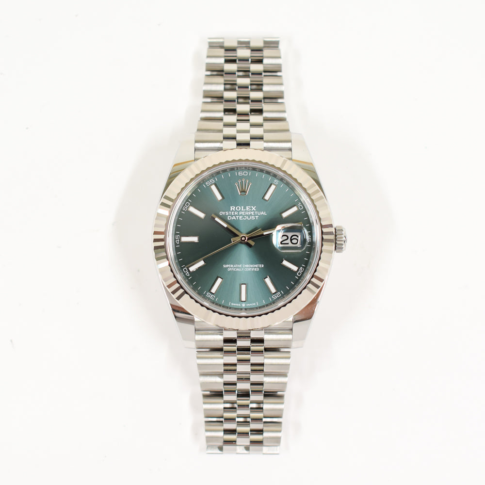 Datejust 41mm Steel and White Gold 126334
