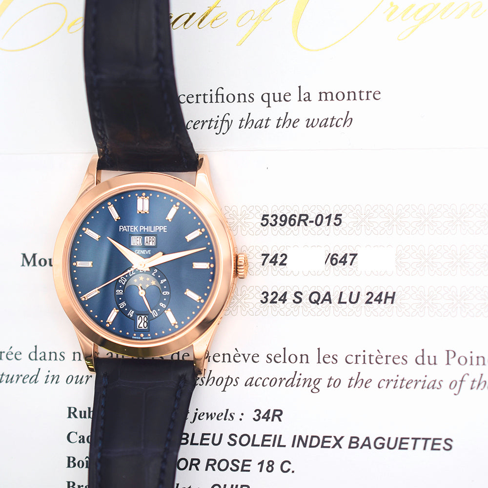 Annual Calendar 38.5mm Rose Gold Self-Winding 5396R-015