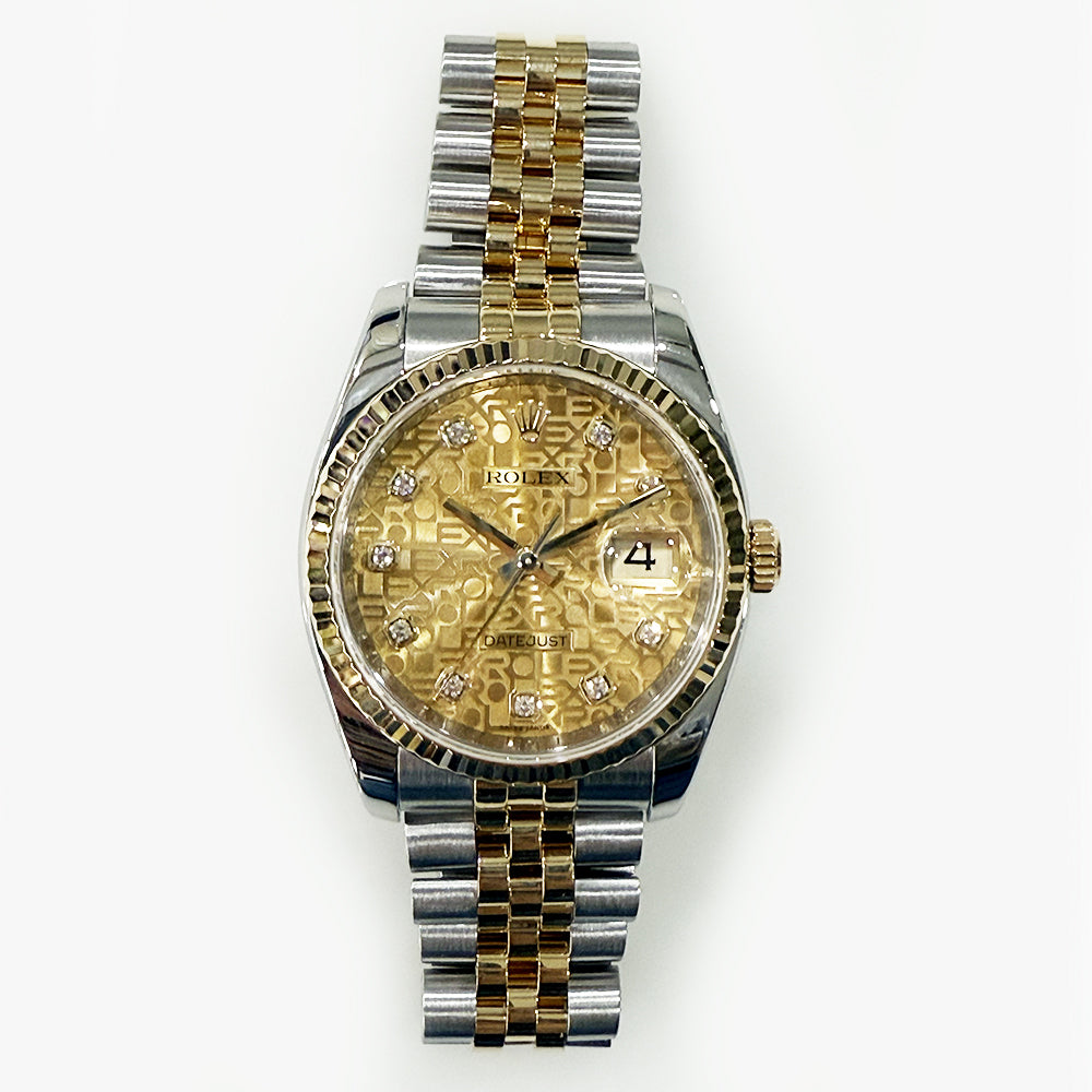 Datejust 36mm Steel and Yellow Gold 116233G