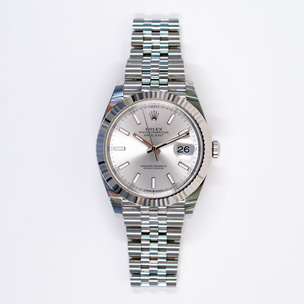 Datejust 41mm Steel and White Gold 126334