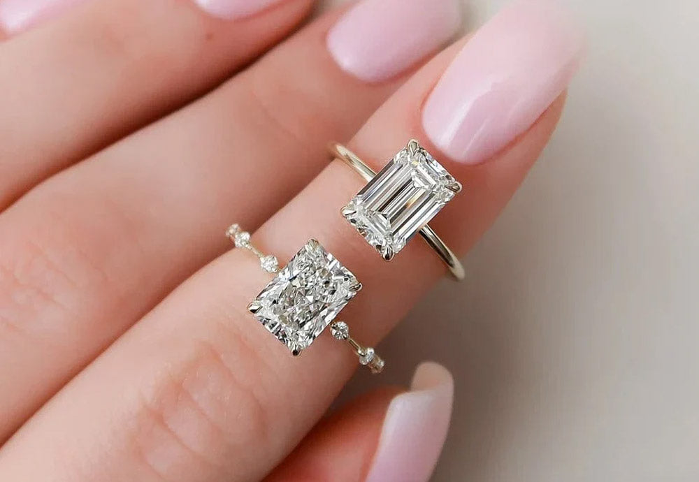 Emerald Cut vs Radiant Cut Diamonds