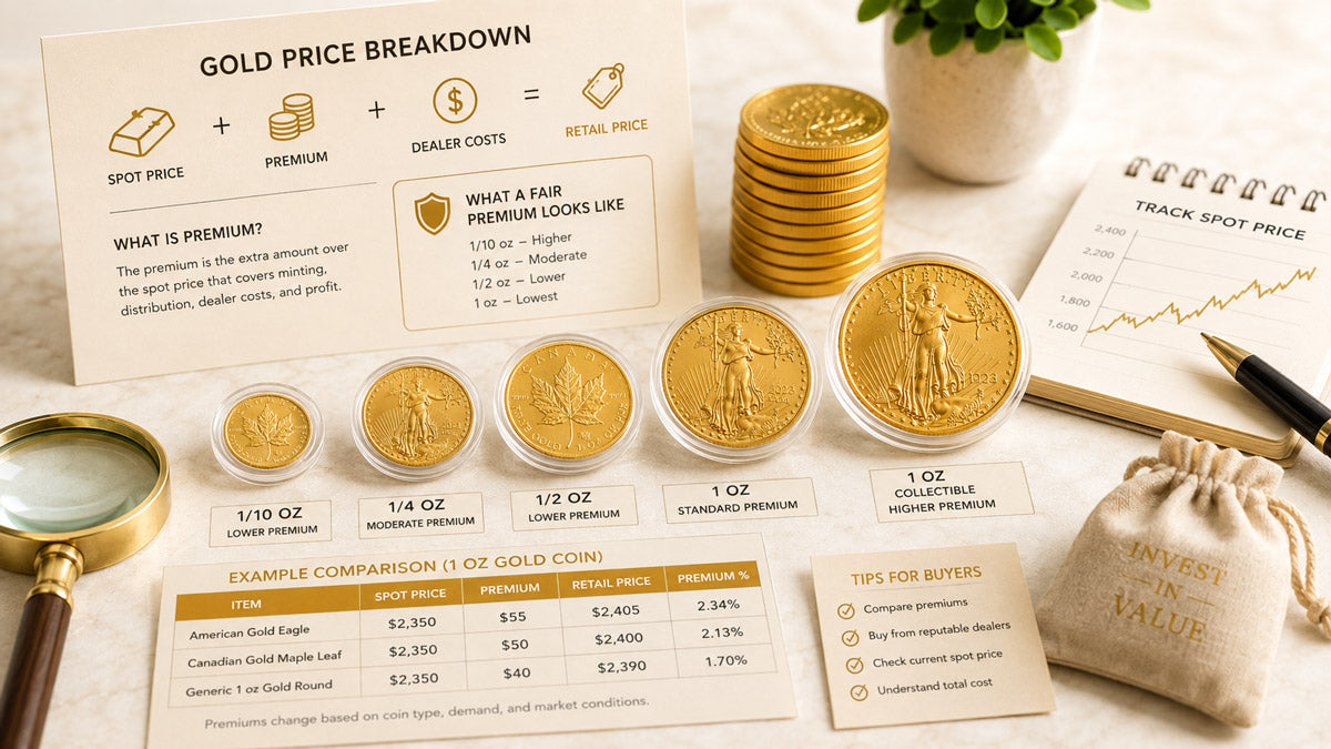 Gold Premium Over Spot Explained