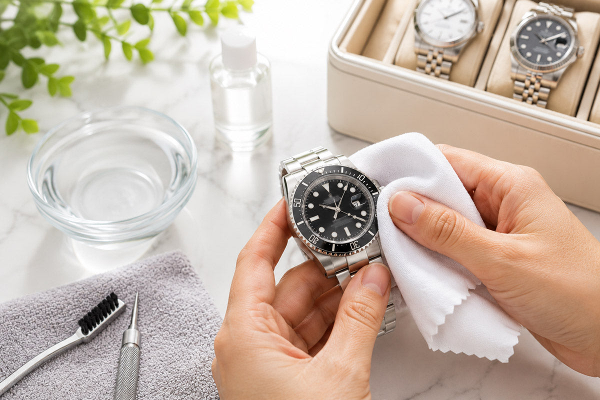 How to Clean and Care for a Luxury Watch at Home