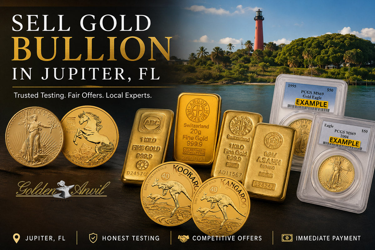 Sell Gold Bullion in Jupiter, FL