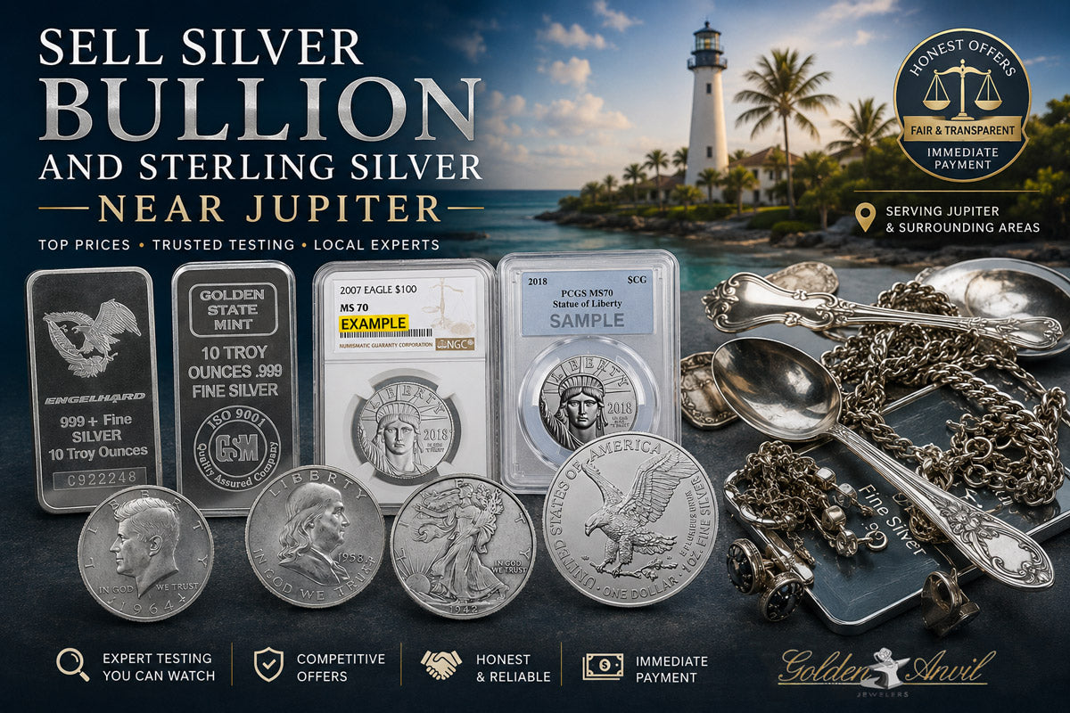 Sell Silver Bullion and Sterling Silver Near Jupiter