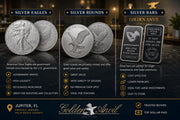 Silver Eagles vs Silver Rounds vs Silver Bars: A Local Buyer's Guide