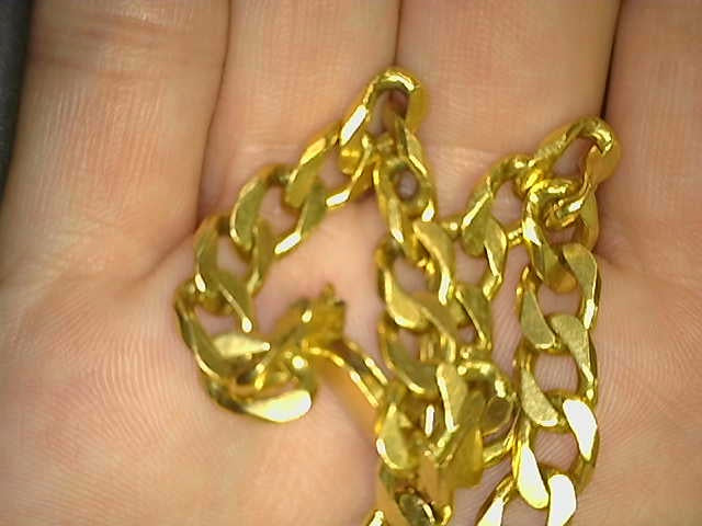 18k cuban bracelet 15.43 dwt