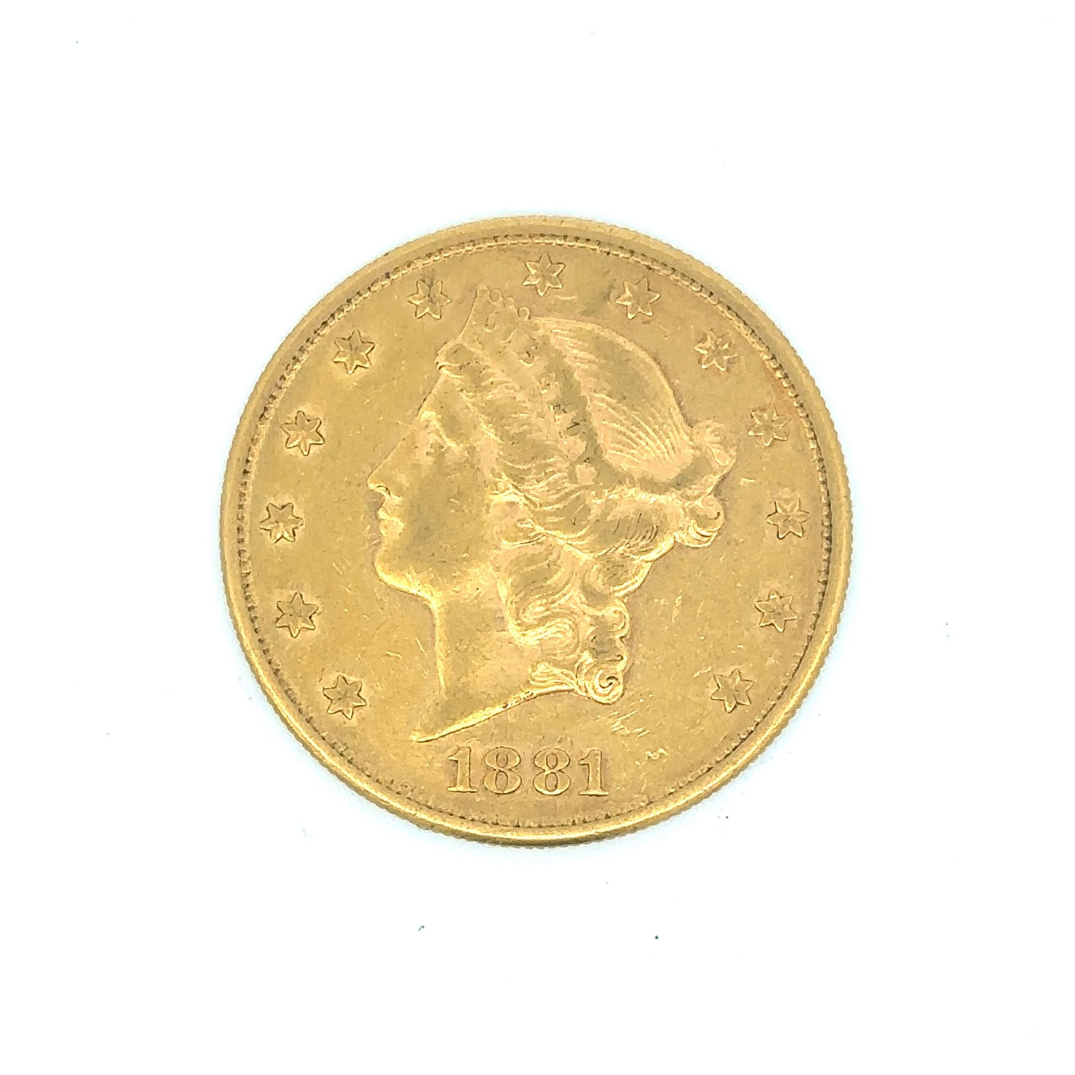 1881 US $20 Gold Coin
SEND TO