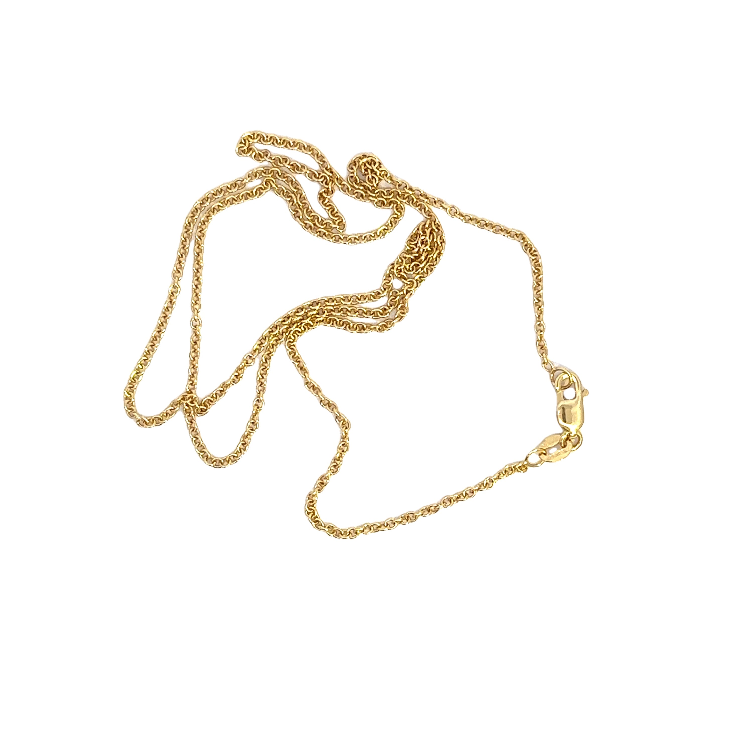 14k yellow gold cable chain
1