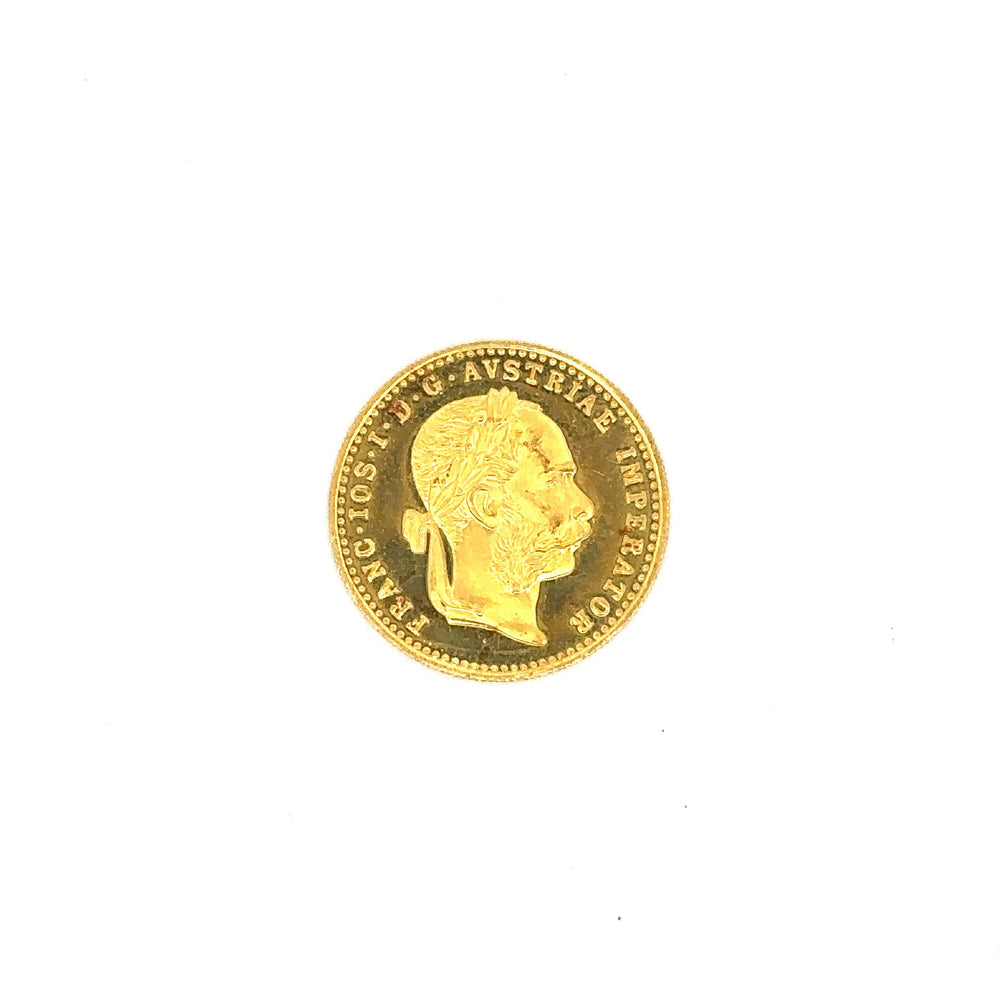 1915 Hvngar Bohem gold coin .1