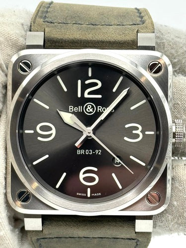 Bell &#038; Ross Grey Lum BR0392-GC3-ST/SCA