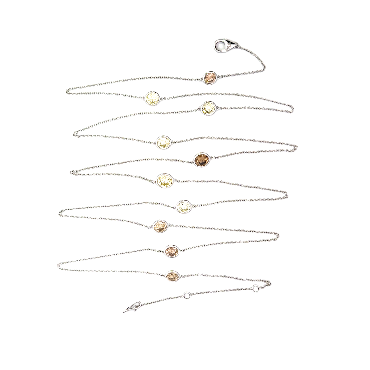 14k wg DBY multicolor/off whit